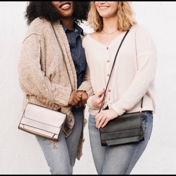 summer & rose Bags New Summer Rose Cline Crossbody Bag In Steel